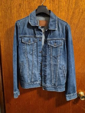 GAP Men Blue Denim Jacket Size S